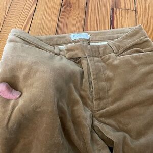 Stylish beige shiny pant